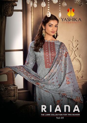 Pure Lawn Cotton Unstitched Suits