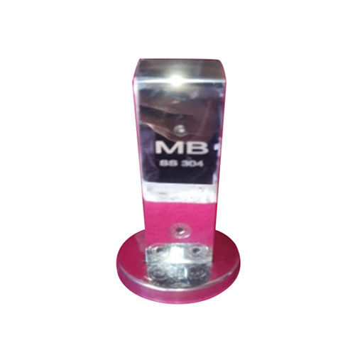 SS 304Q 6 Inch 8 Mm Cross Spigot With Cap And Circle Mirror Polished - Stainless Steel, 6x8x26x40 mm Dimensions , Modern Design with Multiple Size Options