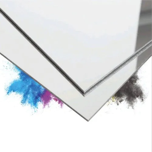 Silver Acrylic Sheet - Smooth Finish, Various Sizes Available | Industrial Grade Durability and Versatile Application