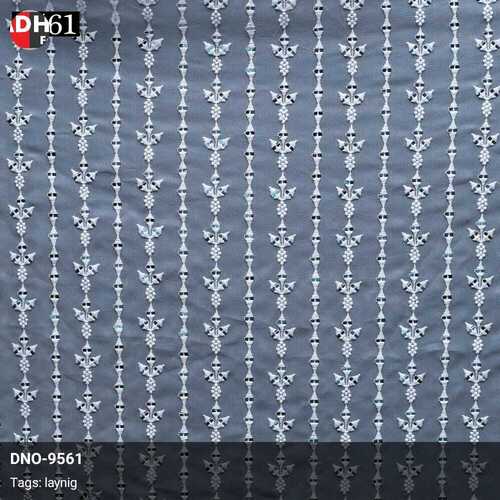 डाईएबल एलोवर डिज़ाइनर लाइनिंग एम्ब्रॉयडरी वर्क फ़ैब्रिक