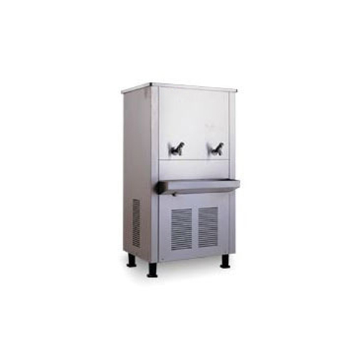 Water Cooler - Silver Finish, Electrical Power Source | Includes Warranty, High Efficiency Cooling System