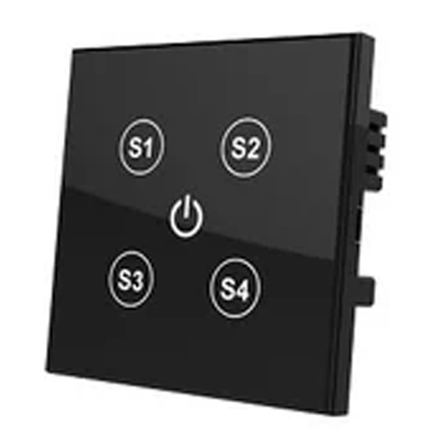 Tuya Enabled 2 Module Touch Keypad Switch - Metal, Various Sizes | High Insulation Resistance, High Protection Level
