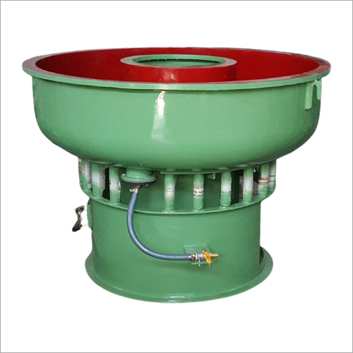 Light Sky Blue Vibratory Finishing Machine