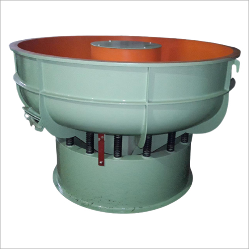 Light Sky Blue Vibratory Finishing Machine