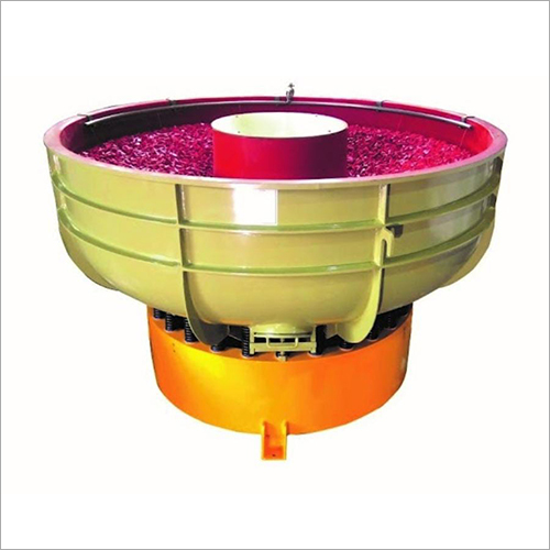 Light Sky Blue Vibratory Finishing Machine