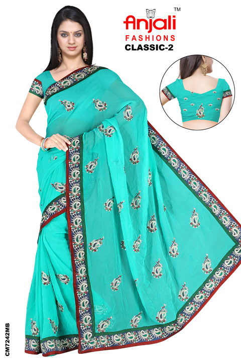 Big border sarees