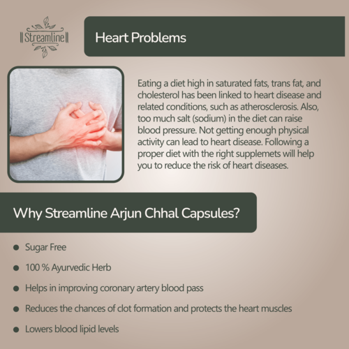 Streamline Arjun Chhal Capsule Age Group: For Adults
