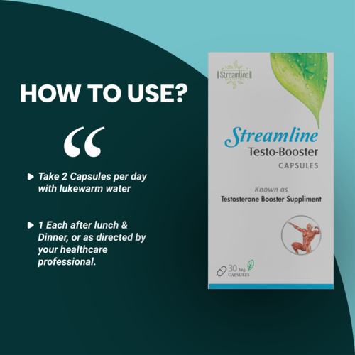 Streamline Testo Booster Capsule Age Group: For Adults