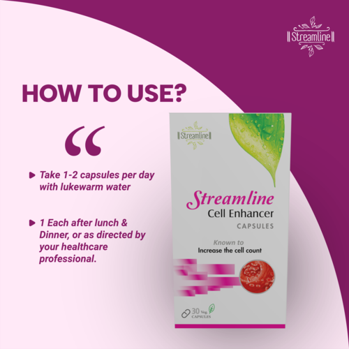 Streamline Cell Enhancer Capsules Age Group: For Adults