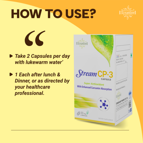Streamline 100% Herbal Stream Cp-3 Super Antioxidant 30 Capsules
