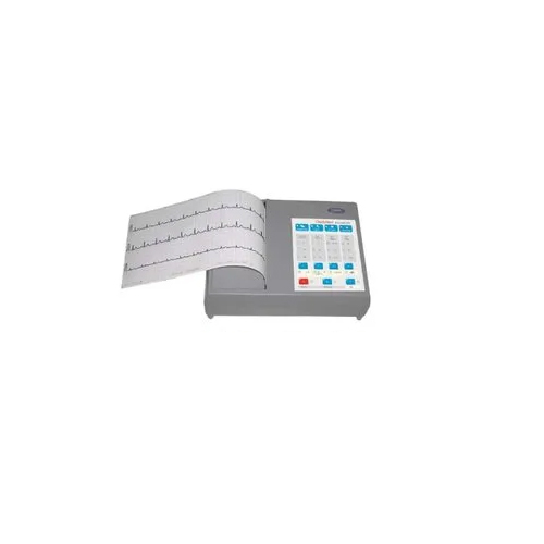 Single Channel Ecg Machine - Durable Metal, Automatic Operation, Grey Color | Portable With Lcd Display For Accurate Heart Monitoring