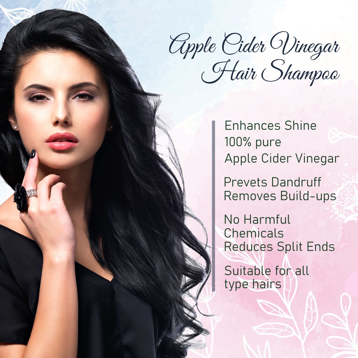 Hair Shampoo - Liquid 500ml., White | Deep Cleansing For Healthy Shiny Hair, Suitable For All Hair Types, Ideal For Adults, Women, Men