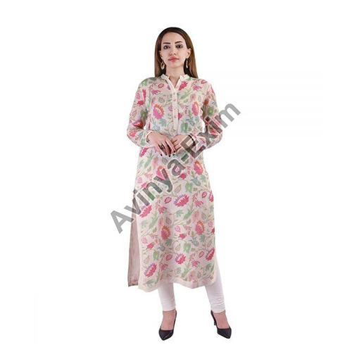 Different Available Ladies Floral Printed Kurtis