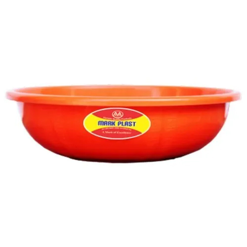 Orange 15 Inch Mark Plast Multipurpose Plastic Ghamela