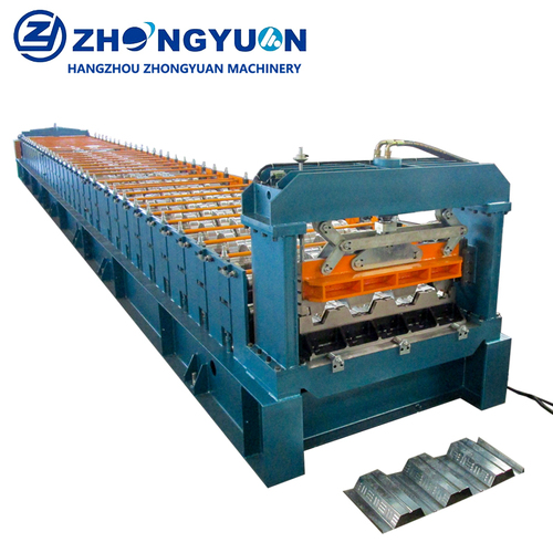 ऑटोमैटिक मेटल डेक फ्लोर रोल बनाने की मशीन स्टील स्ट्रक्चर फ्लोर डेकिंग मेकिंग मशीन