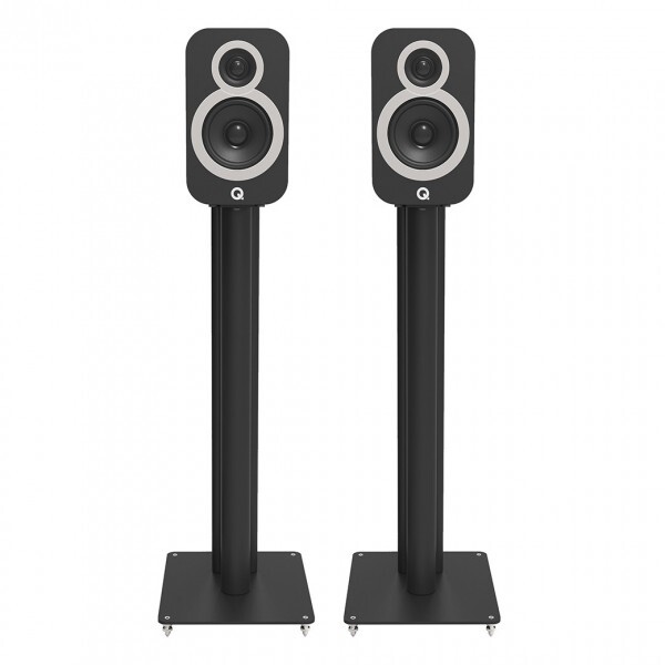 Q Acoustics Q 3000 Fsi Black Speaker Stands