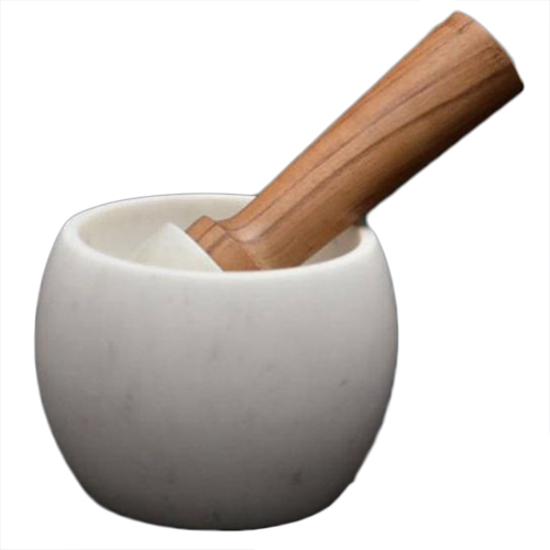 B-w मार्बल और आकाशीय वुड और मूसल सेट का साइज़: अलग-अलग उपलब्ध