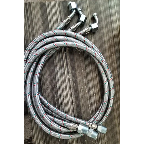 White Riello Burner Oil Hoss Pipe