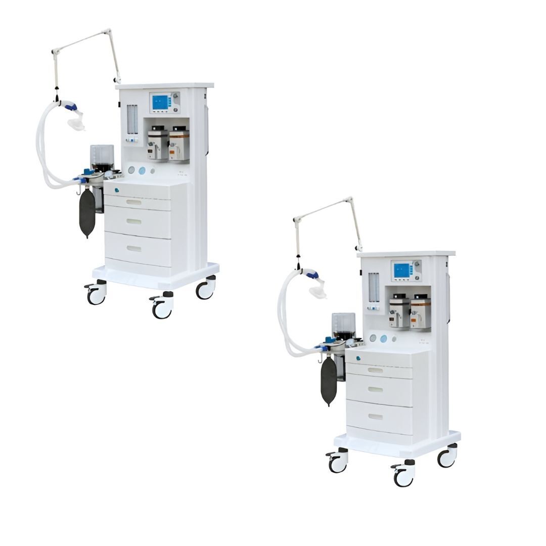 Mild Steel Anesthesia Workstation Gold