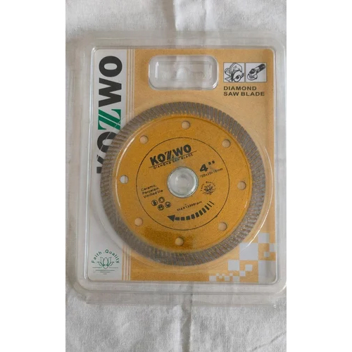 सिल्वर 4 इंच पतला टर्बो ब्लेड