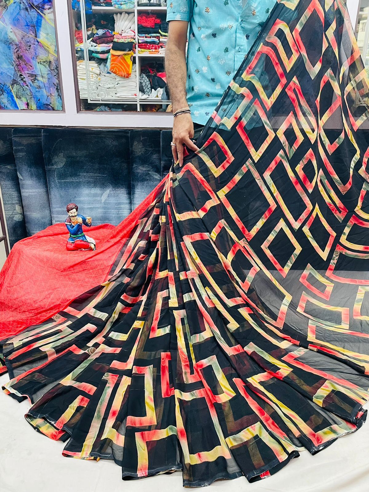 Georgette Printed Saree