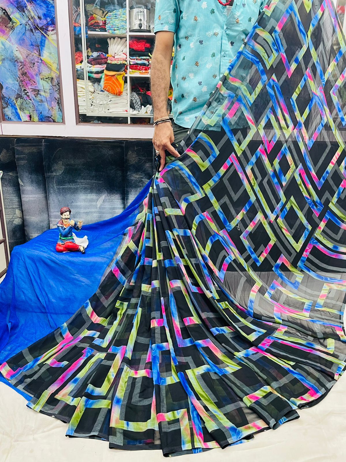 Georgette Printed Saree