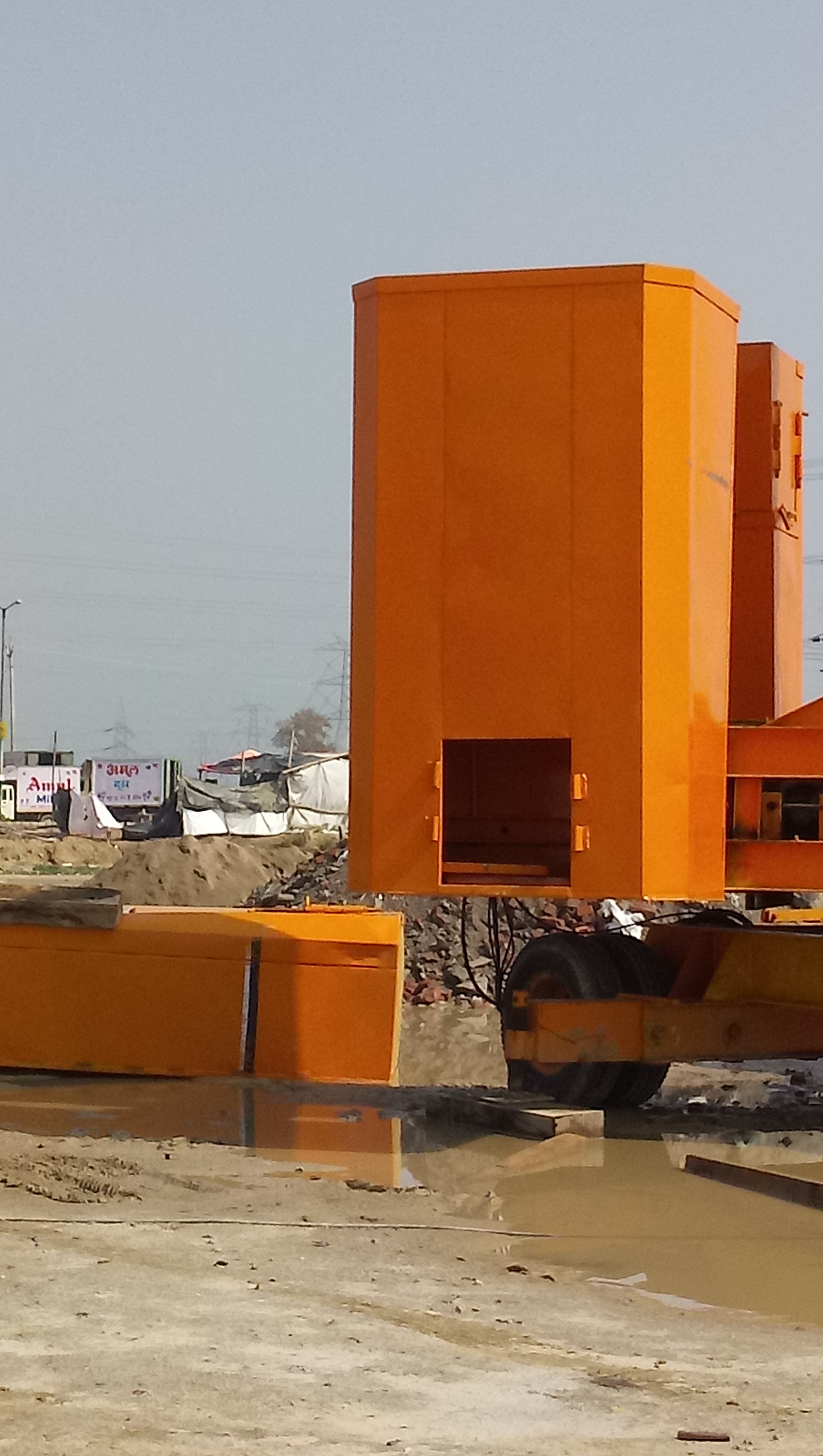 Yellow Mobile Tower Crane Counter Weight-mtc3625