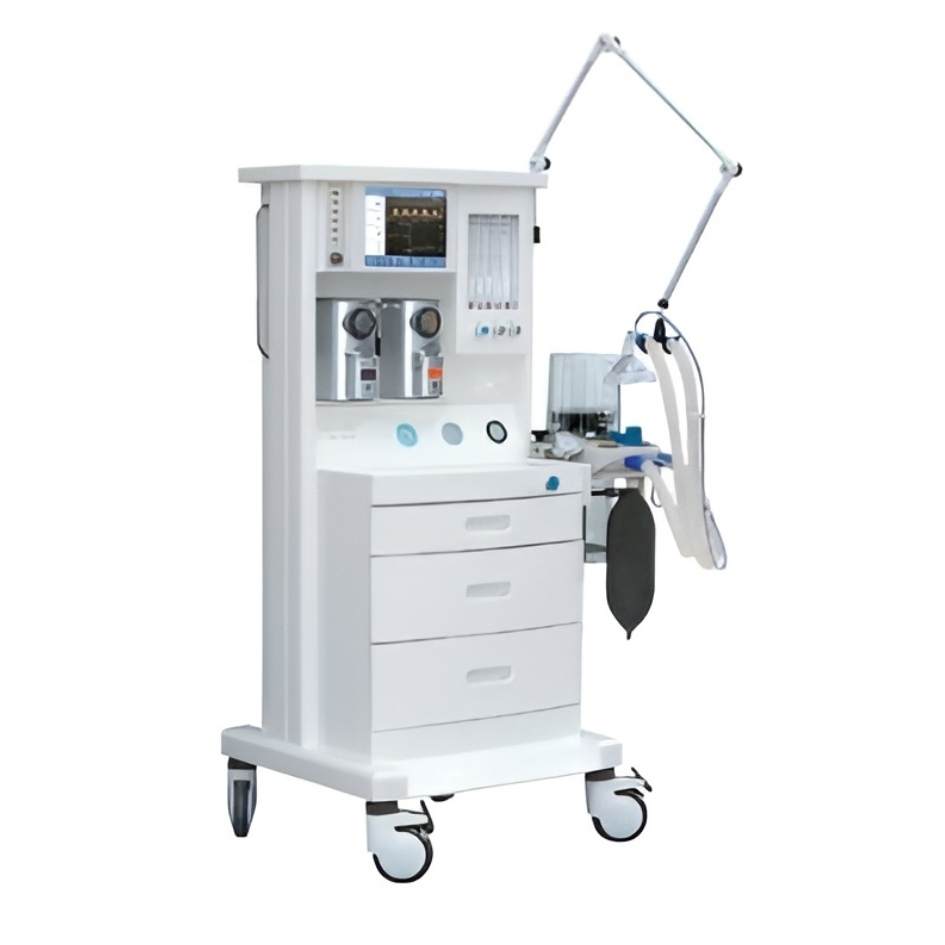 Anesthesia Workstation Diamond - Ergonomic Design, Microcomputer-controlled Ventilator, Pneumatic Transmission System | High Mobility, Folded Respiratory Bellows