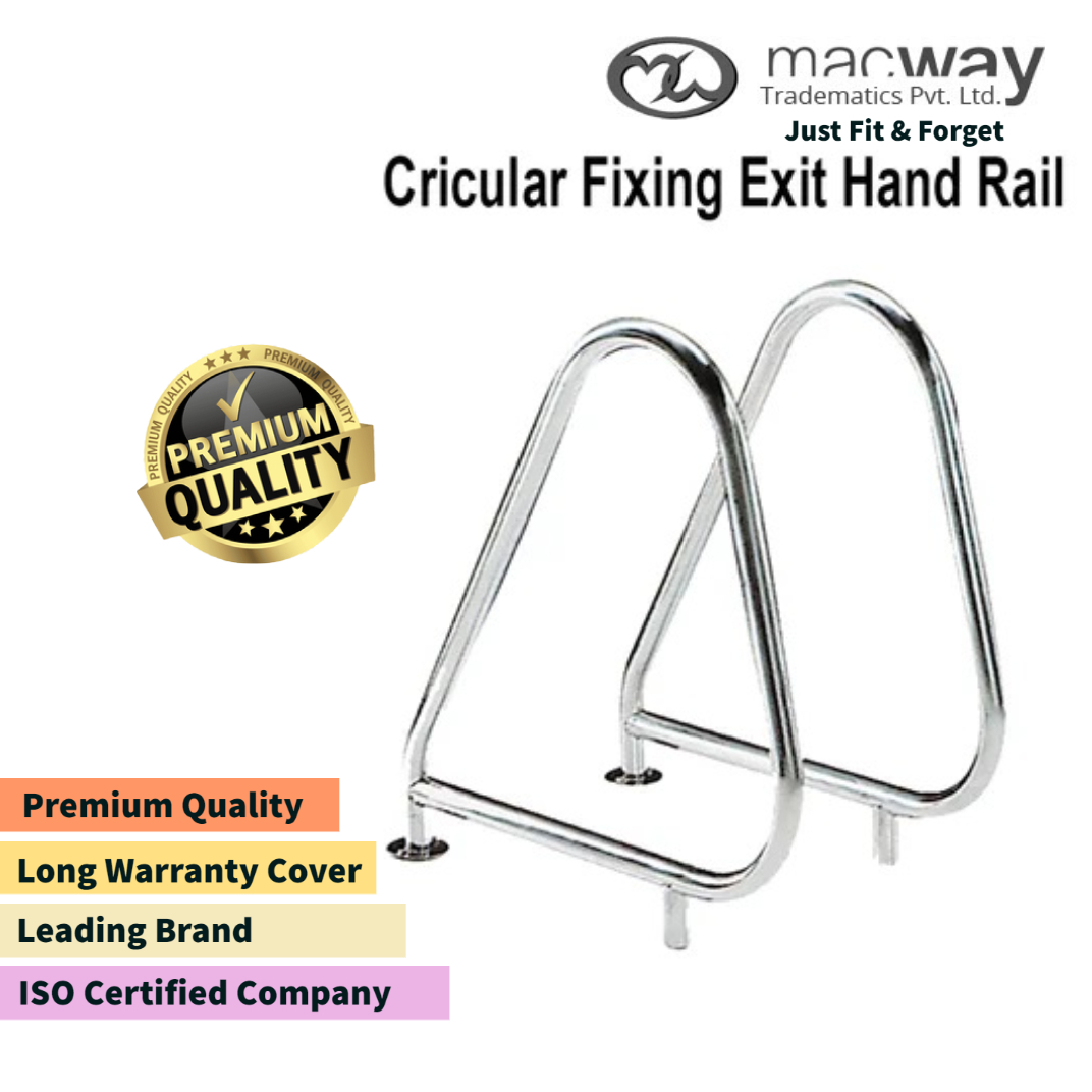 Stainless Steel Color Swimming Pool Exit Hand Rails