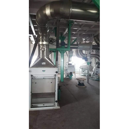 Rice Mill Plant - 4000 Kg/hr Capacity, Automatic Operation, Mild Steel and Galvanised Steel, 1 Year Warranty