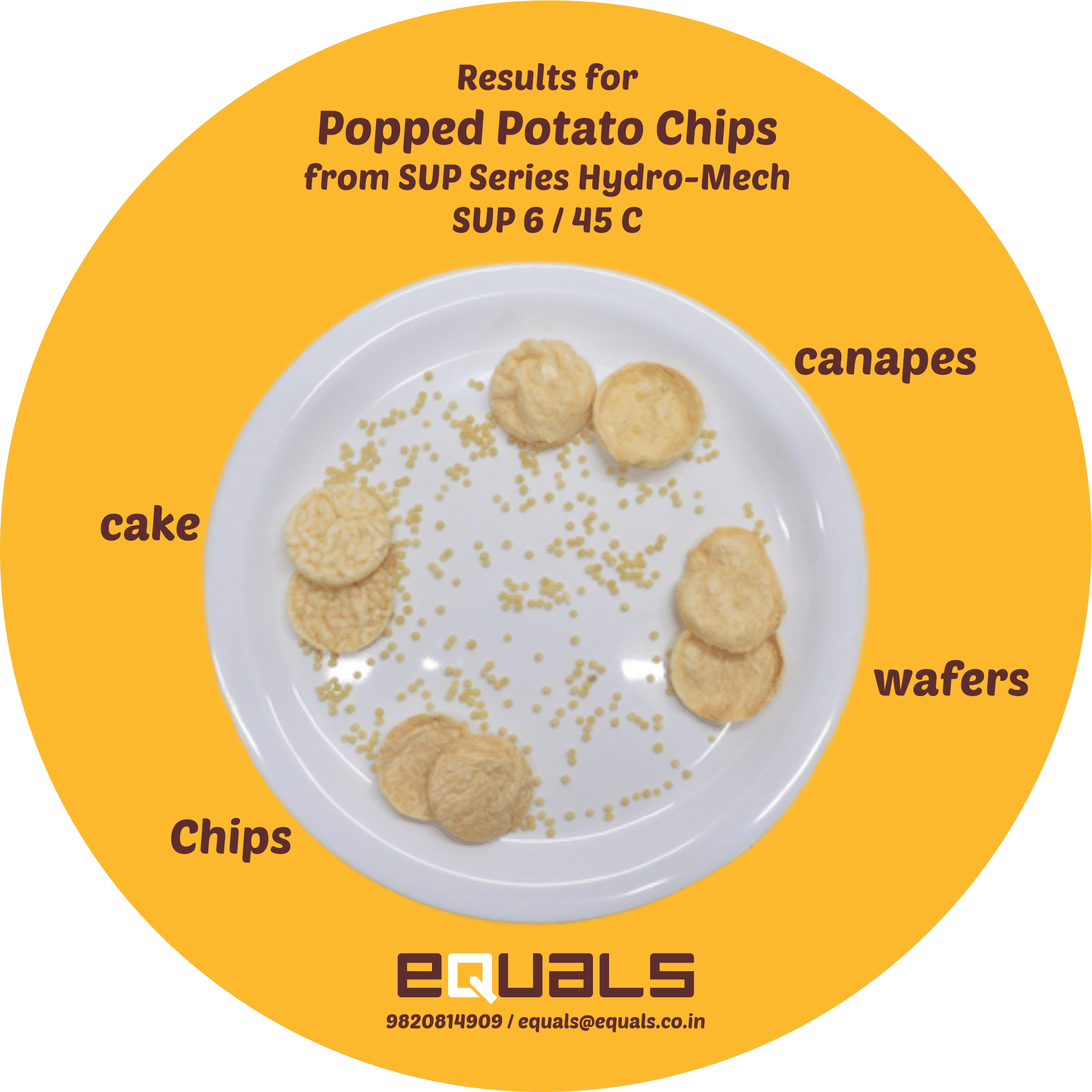 Most Advanced Popping Machine Now Made In India Popped Chips Mini Rice Cake Non Fried Healthy Snack Food Machine