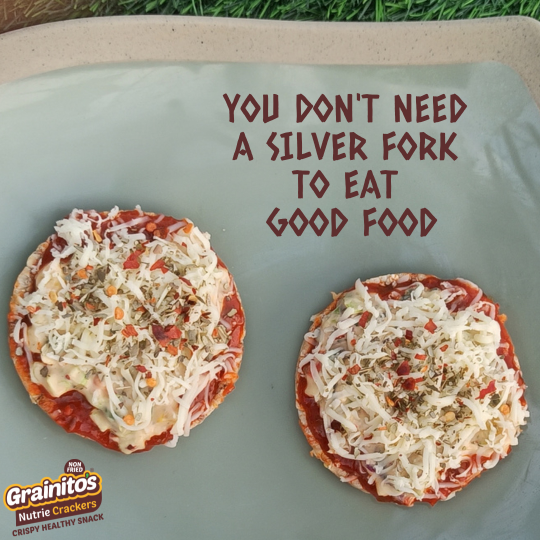 Nutrie Crackers - Baked Multigrain Snack Base | Crunchy Popped Grainitos, Oil Free, 14 Nutrient-rich Ingredients, 5 Delightful Flavours