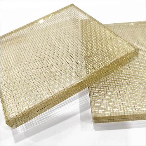 Fabric Laminate Glass - Color: Golden