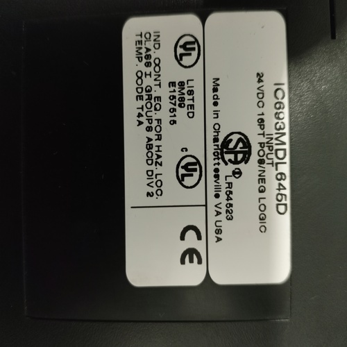 Ge Fanuc Ic693mdl645d Input Module