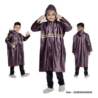 Big Elephant Big Boys Rain Coat 04b Kids Supreme Plain Pvc