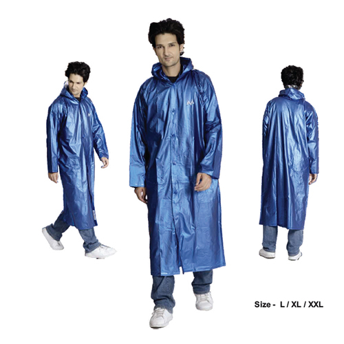 ब्लैक 04m सुप्रीम पीवीसी रेनकोट