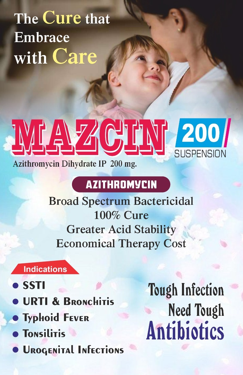 15ml Azithromycin Oral Suspension Ip Keep In A Cool & Dry Place
