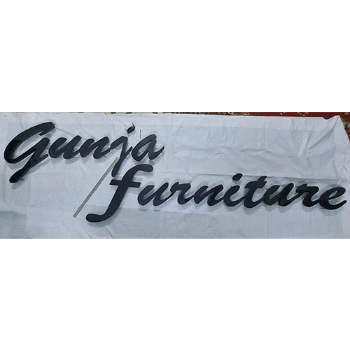 Stainless Steel Hollow Channel Letter - High-grade Stainless Steel, Multiple Sizes Available, Polished Surface Finish, Unique Indian Theme