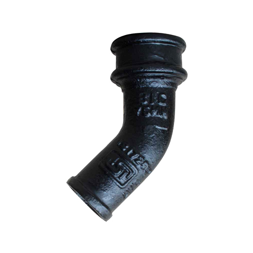 Grey Cast Iron Pipe Fittings - Black Bitumen Painted, Welding Connection, Warranty Included
