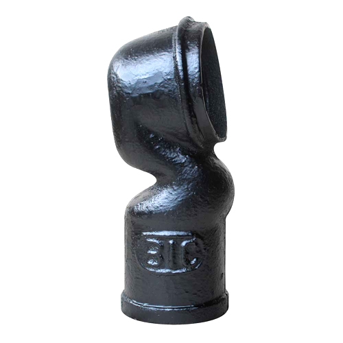 Grey Cast Iron Pipe Fittings - Black Bitumen Painted, Welding Connection, Warranty Included