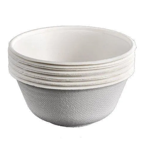 व्हाइट डिस्पोजेबल पेपर बाउल