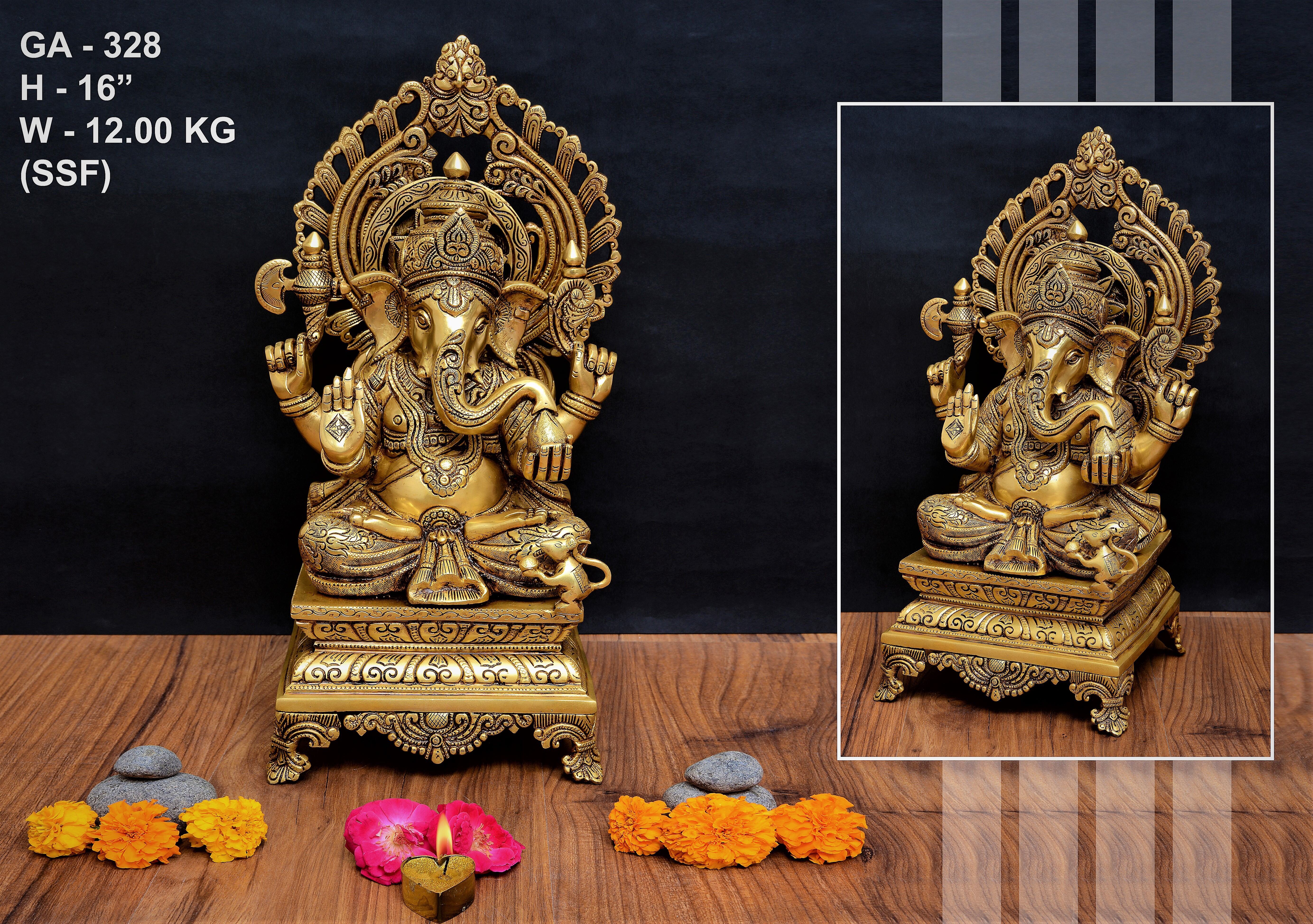 Frame Nazrota Sitting Choki Ganesh Ji