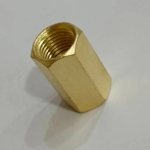 गोल्डन ब्रास हेक्स लॉन्ग नट