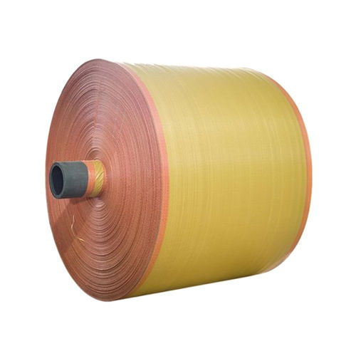 Light Yellow Industrial Pp Woven Fabric Roll