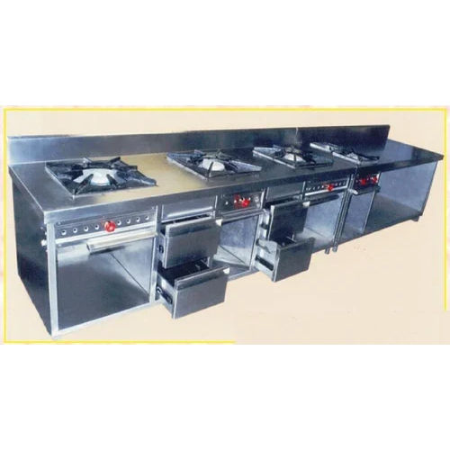 Gray Five Gas Burner Cooking Range