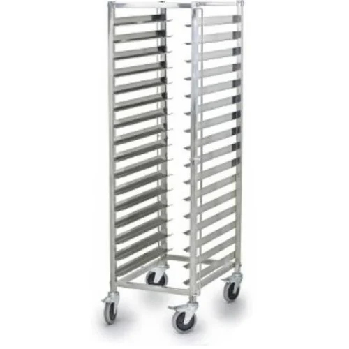 संचालित करने में आसान एसएस हैंगर ट्रॉली