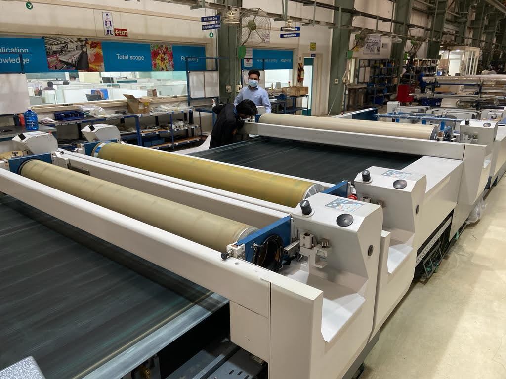 Fully Automatic Rotary Screen Textile Printing Machine Teak - Printing Speed: 80 M/m