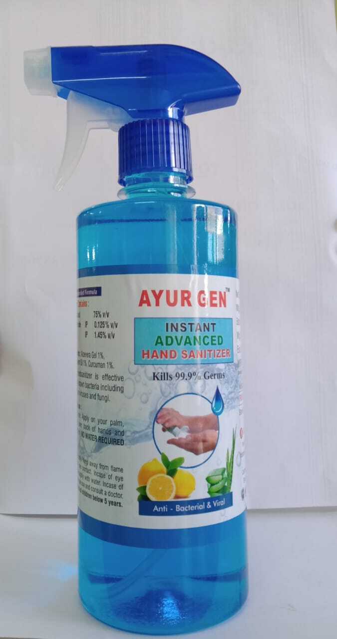 Sanitizer 500ml - Color: Blue