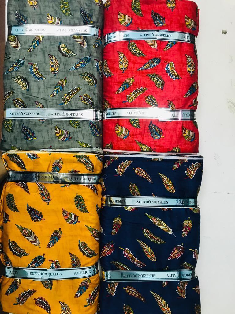 Rayon Precious Foil Prints - 58x68 Inches, 30sx34 Thread Count | Pure Viscose Rayon Fabric With Fine Printed Patterns
