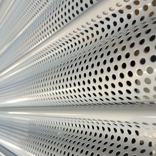 Perforated Rolling Shutter - Material: Aluminum